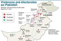 Pakistan: tensions &agrave; la veille d'&eacute;lections ind&eacute;cises menac&eacute;es par les talibans