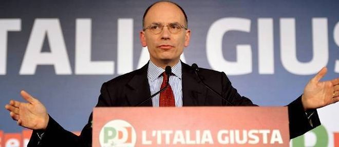 Enrico Letta, figure de la gauche moderee italienne. (C) ALBERTO PIZZOLI / AFP