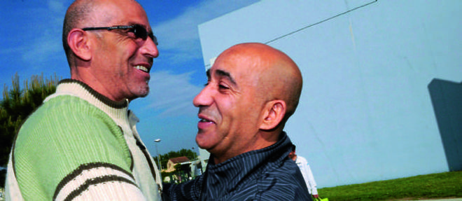 Brahim El Jabri (a droite) et Abdelkader Azzimani.
