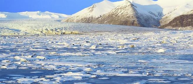La fonte des glaces au pole Nord (photo d'illustration).