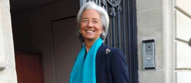 Christine Lagarde, a son arrivee a la Cour de justice de la Republique, le 23 mai.