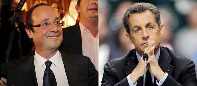 Francois Hollande et Nicolas Sarkozy.