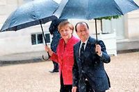 Angela Merkel et François Hollande à Paris le 30 mai. ©Pierre Verdy