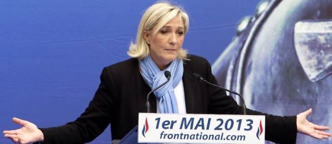 Marine Le Pen, presidente du Front national.