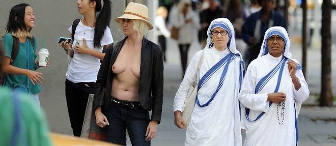 A New York, les femmes autorisees a se balader seins nus