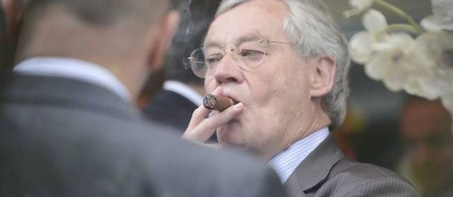 Le depute Jean-Claude Lenoir, lors du dejeuner de British American Tobacco, le 29 mai 2013.