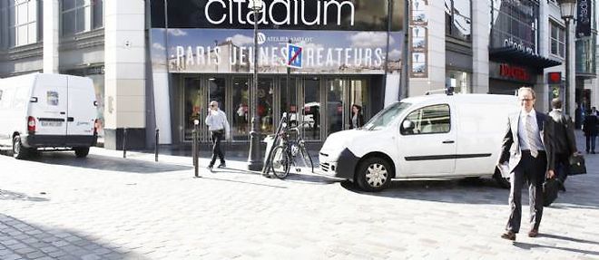 L'agression de Clement Meric s'est produite pres de ce magasin, dans le 9e arrondissement de Paris. (C) Olivier Corsan / Maxppp