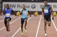 Usain Bolt battu &agrave; Rome par Gatlin