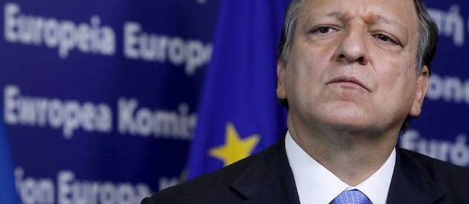 Jose Manuel Barroso, president de la Commission europeenne.