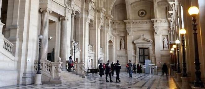 Le palais de justice de Paris ou s'est deroule du 10 au 21 juin le proces de Cyril de Lalagade, l'heritier de La Maison du caviar.