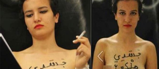 Amina, la Femen tunisienne.