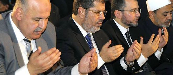 Le president egyptien Mohamed Morsi, membre de la confrerie des Freres musulmans.