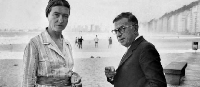 Simone de Beauvoir et Jean-Paul Sartre, ici en 1960 au Bresil.