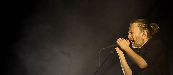 Thom Yorke en concert a Lisbonne en juillet 2012.