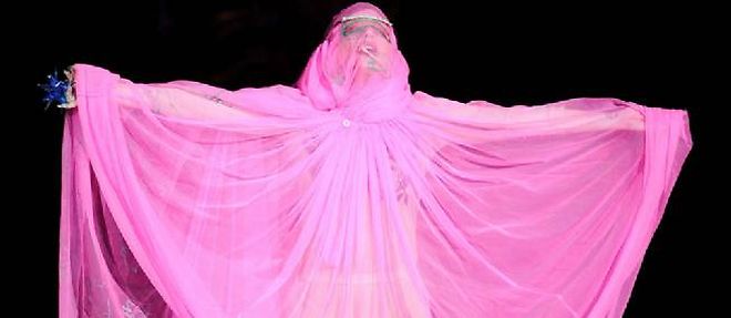 Lady Gaga, lors de la London Fashion Week, en septembre 2012.