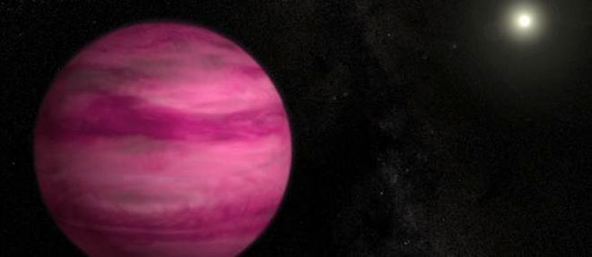 L'exoplanete tres girly, nommee GJ 504b ou "pink planet", est situee a 57 annees-lumiere de la Terre.