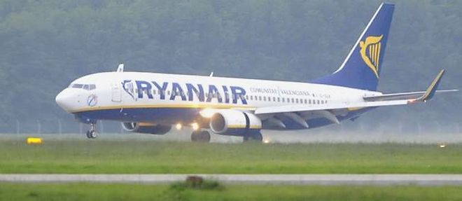 Un avion Ryanair.