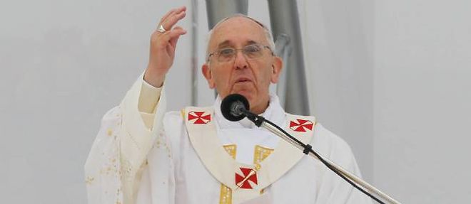 Le pape Francois, fin juillet 2013.