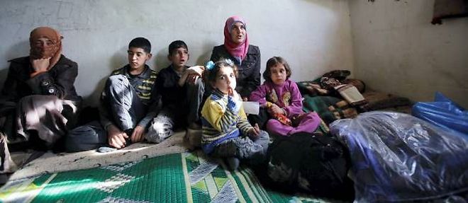 Le gouvernement libanais estime a 1 million le nombre de refugies syriens.