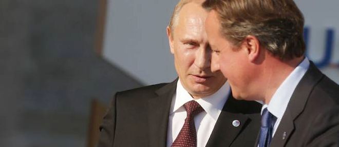 Vladimir Poutine et David Cameron au G20 le 5 septembre 2013.