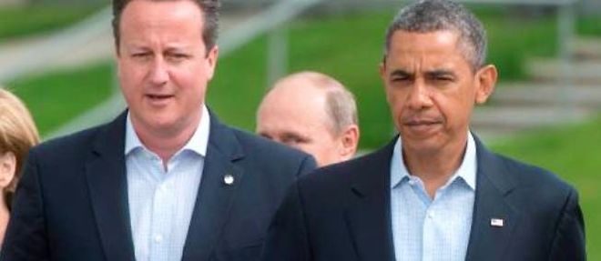David Cameron et Barack Obama, le 18 juin 2013.