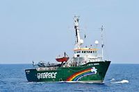 Russie : l'&eacute;quipage du navire de Greenpeace a &eacute;t&eacute; plac&eacute; en d&eacute;tention