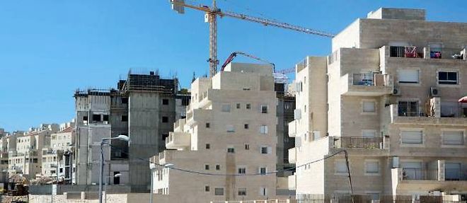 Un chantier de construction israelien dans la colonie de Har Homa, a l'est de Jerusalem (photo d'illustration).