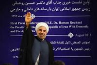 Hassan Rohani salu&eacute; &agrave; son retour en Iran