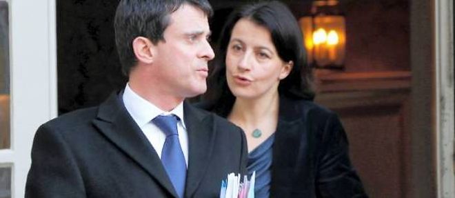 Manuel Valls et Cecile Duflot a Matignon, le 20 septembre 2013.