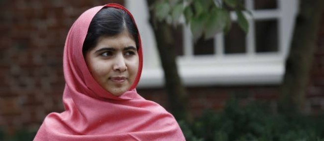 La militante pakistanaise pour l'education, Malala Yousafzai, le 27 septembre, lors d'une presentation a l'universite Harvard, aux Etats-Unis.