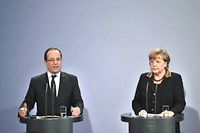 François Hollande et Angela Merkel peinent à rassembler leurs homologues européens sur les questions d'espionnage américain. ©Bertrand Langlois