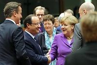 Les Europeens unis devant l'initiative lancee par la France et l'Allemagne pour "engager des discussions bilaterales avec les Etats-Unis" au sujet de la surveillance. (C)Michel Euler