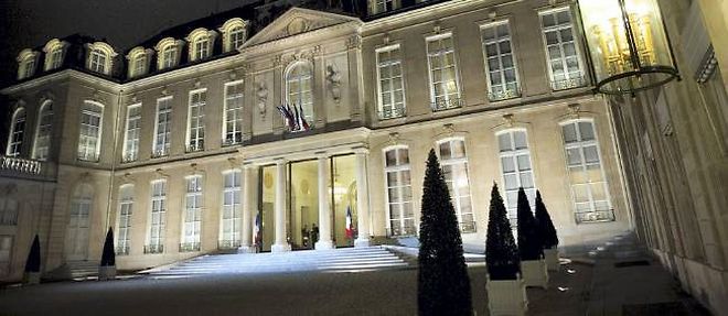 Le palais de l'Elysee, a Paris.