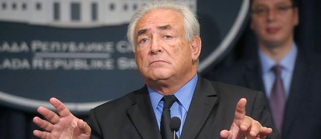 Dominique Strauss-Kahn en septembre dernier lors d'une conference en Serbie (photo d'illustration).