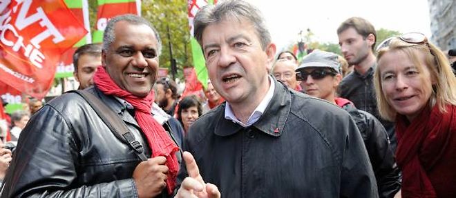 Le copresident du Parti de gauche Jean-Luc Melenchon
