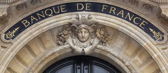 Siege de la Banque de France, a Paris.