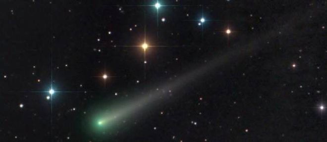 La comete Ison telle qu'observee le 27 octobre dernier.