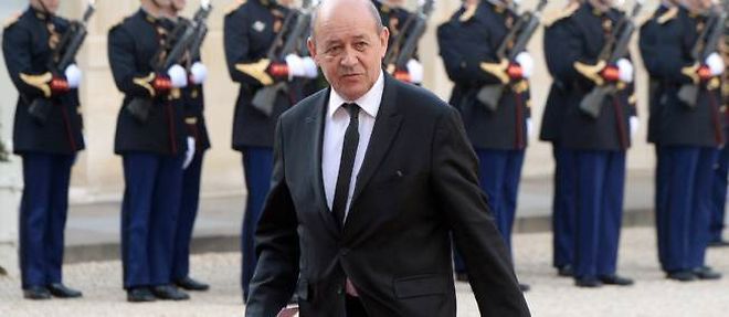 Jean-Yves Le Drian, ministre de la Defense.