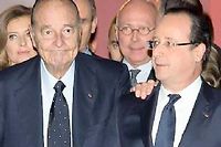 Francois Hollande etait present a la remise du prix de la Fondation Chirac pour la prevention des conflits, ce jeudi a Paris. (C)Villard/Sipa
