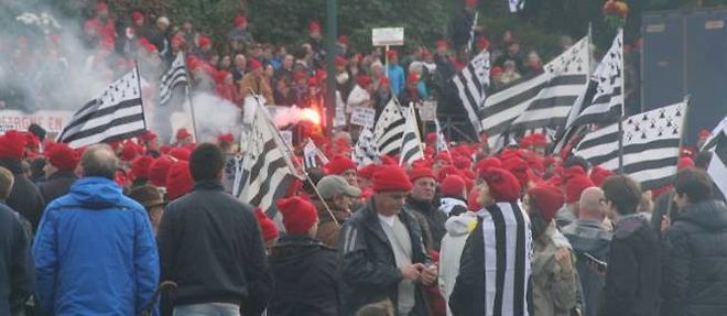 Les Bonnets rouges manifesteront samedi a Carhaix.