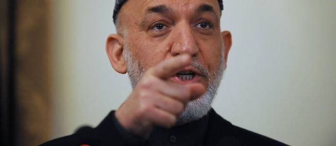 Hamid Karzai, le president afghan.