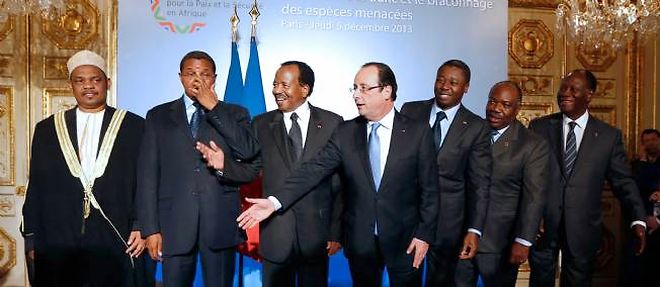 Une quarantaine de dirigeants africains sont reunis a Paris pour aborder des questions de securite.