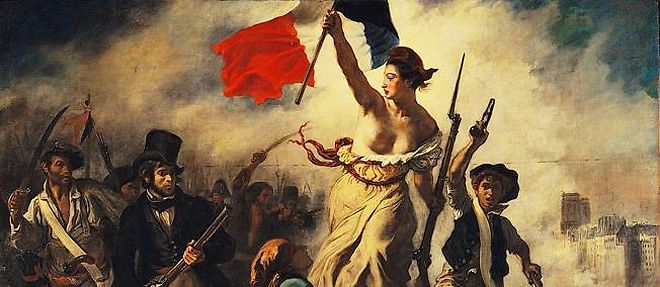 "La Liberte guidant le peuple" d'Eugene Delacroix.
