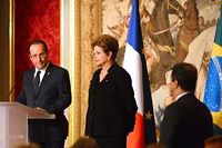 Rafale et roquefort pour Hollande au Br&eacute;sil