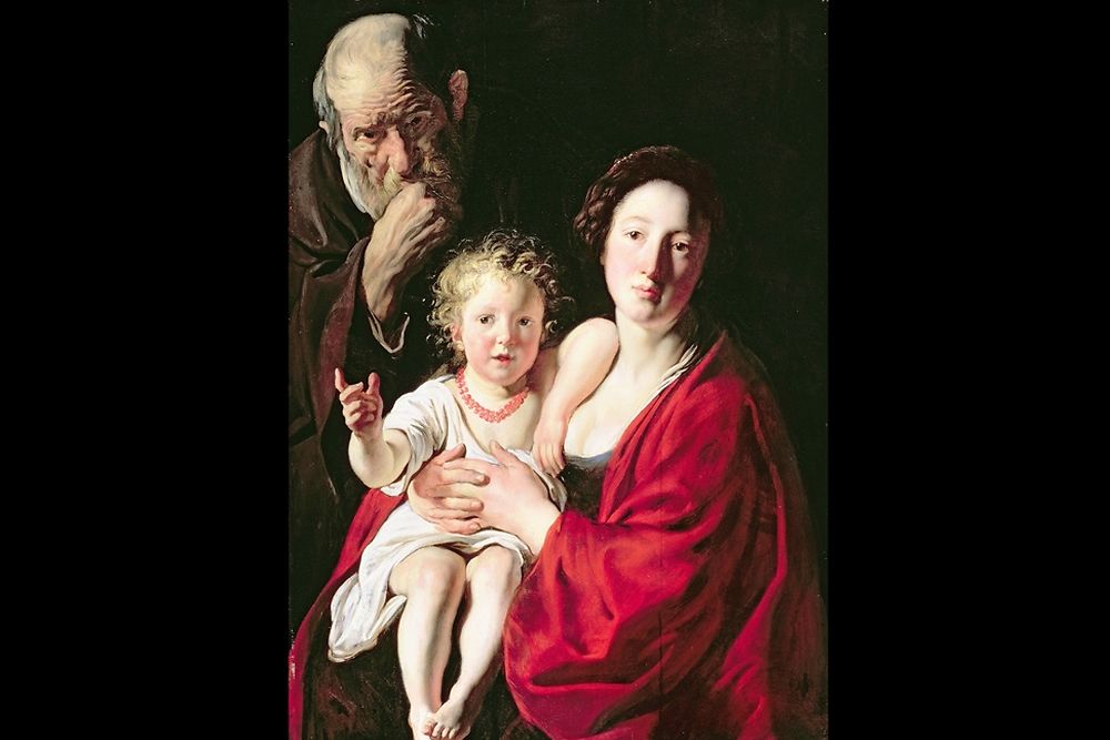 Sainte Famille (vers 1620) de Jacques Jordaens (1593-1678)