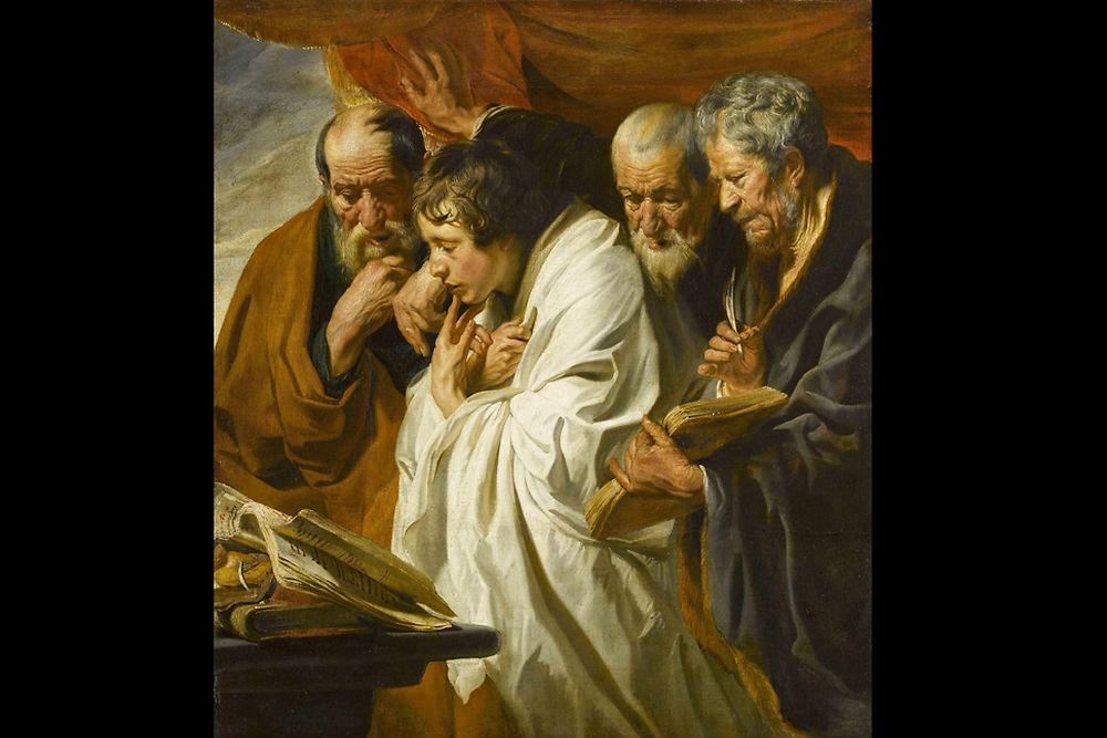 Les quatre évangélistes (1625-1630) de Jacques Jordaens (1593-1678)