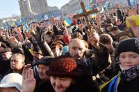 Ukraine : la mobilisation pro-europ&eacute;enne en baisse &agrave; Kiev