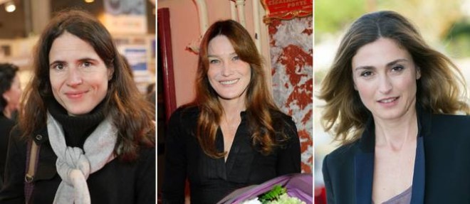 Mazarine Pingeot, Carla Bruni-Sarkozy et Julie Gayet.