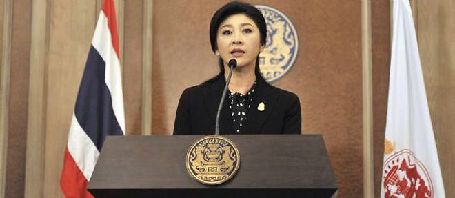 La Premier ministre thailandaise contestee, Yingluck Shinawatra.