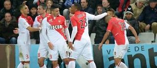 Les joueurs de Monaco fêtent leur victoire face à Nantes en novembre dernier. ©DAMIEN MEYER / AFP